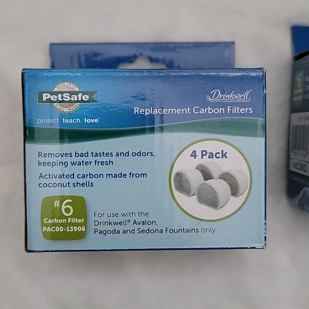 PetSafe Drinkwell® Pet Fountain Charcoal Replacement Filters 2 Boxes of 4